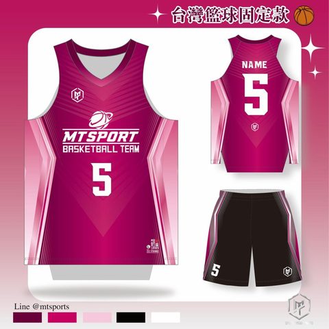 MTTWBB02 籃球球衣設計・現代幾何